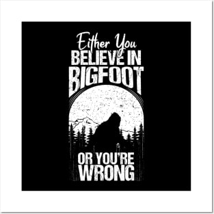 Believe in Bigfoot Posters and Art